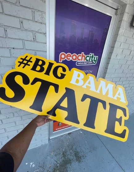 Handheld Photo Signs Example