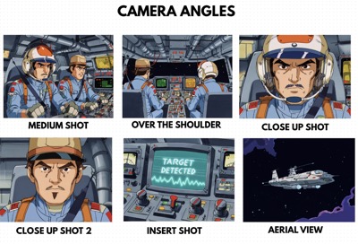 Movie Camera Shots and Angles
