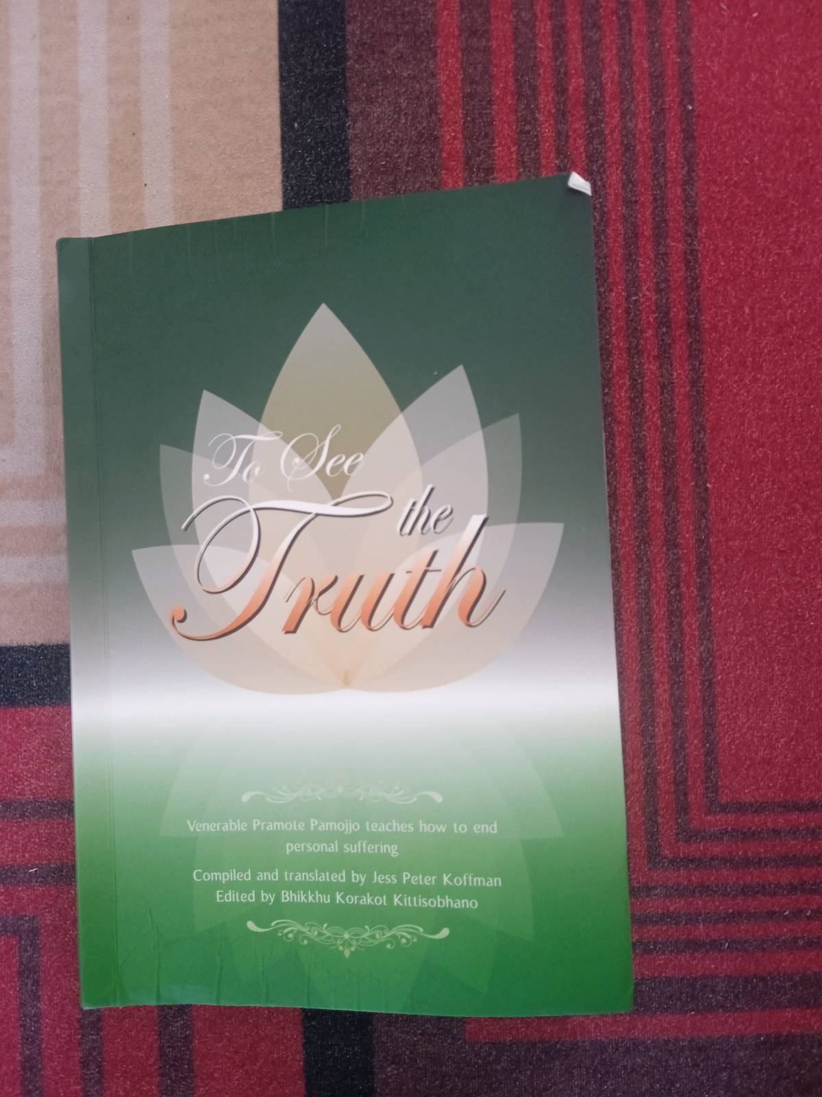 To See the Truth Book Cover