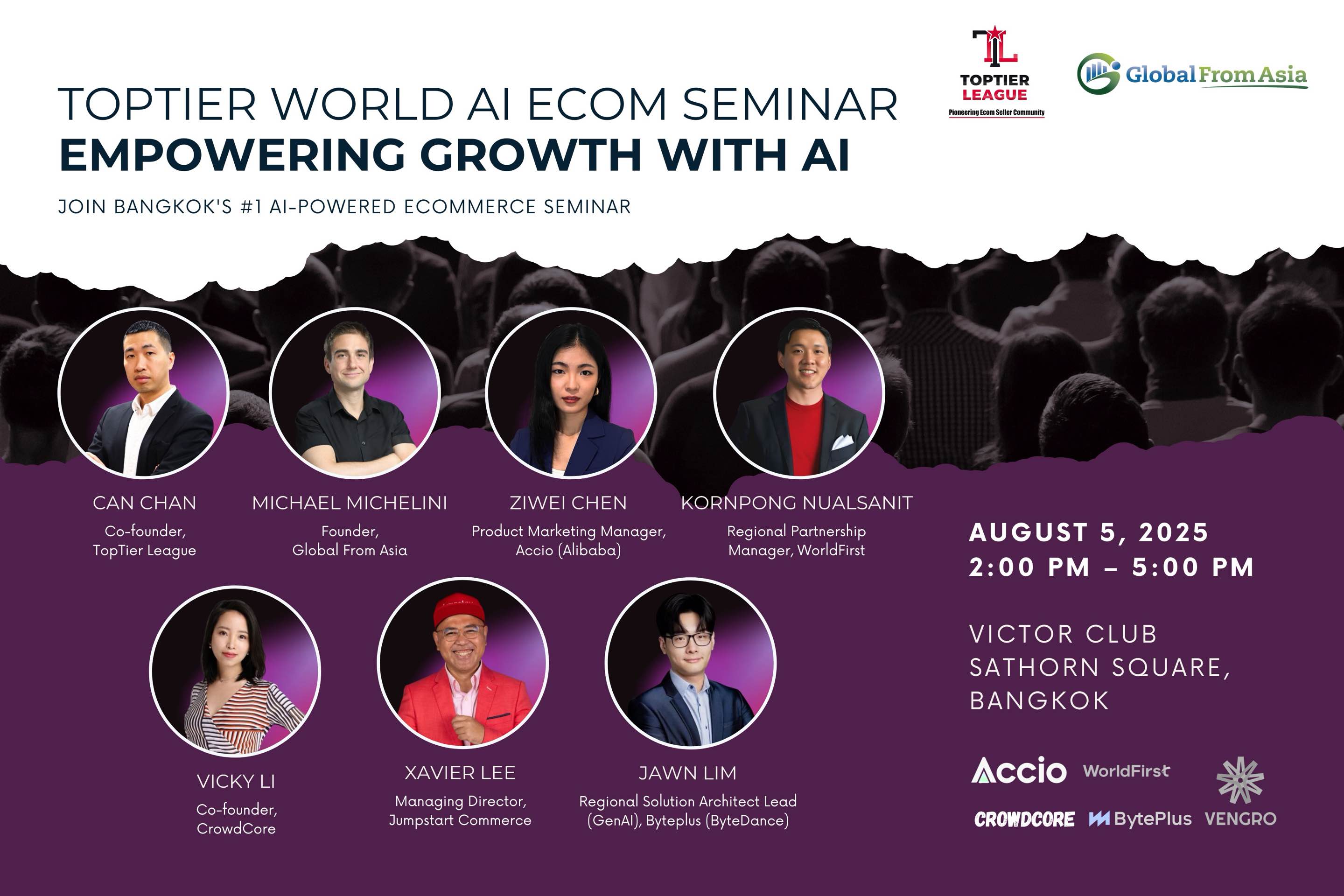 TopTier World AI Ecom Seminar Bangkok 2025